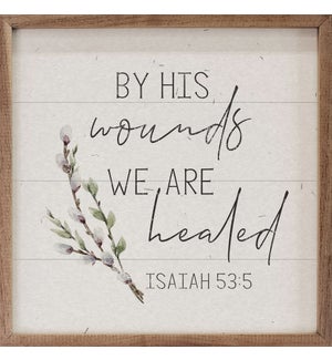 By His Wounds We Are Healed White